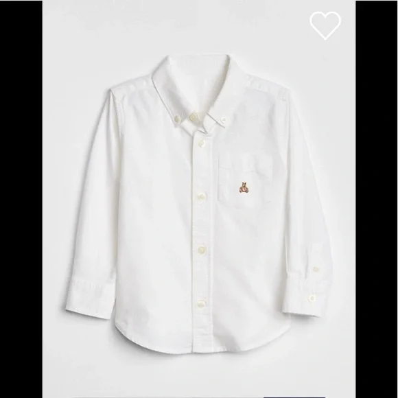 NEW WITH TAGS - Gap Toddler Oxford Button Up - Picture 1 of 7